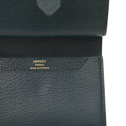 Hermes Chevre Mysore Mini Bearn Wallet Vert Cypress 6 of 8