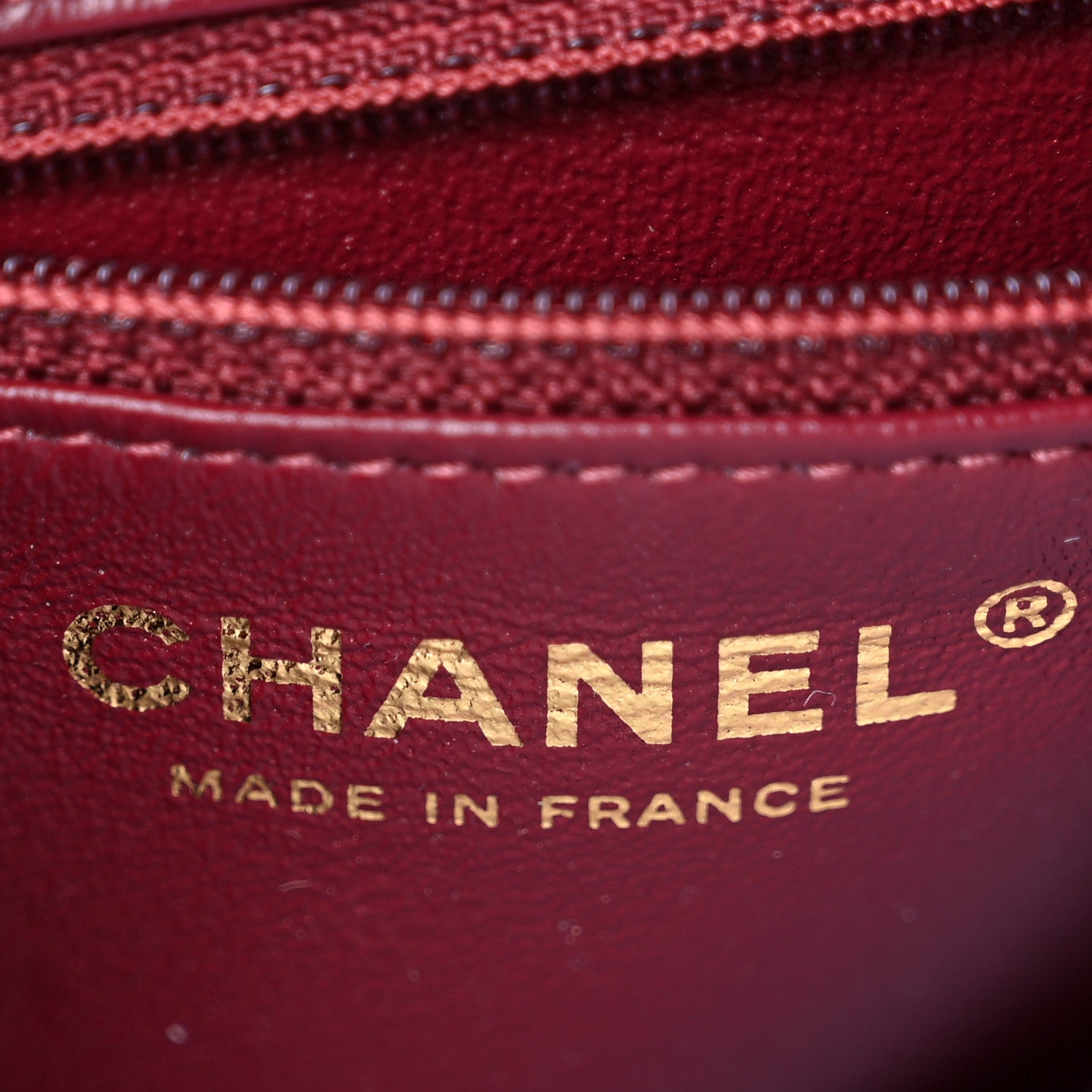 Chanel Tweed Shearling Quilted Large CC Flap Bag Red 5 of 9