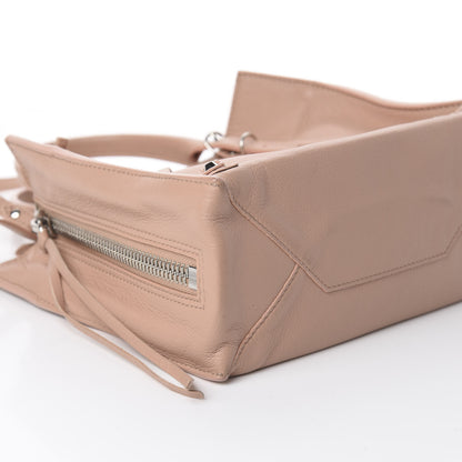 Balenciaga Calfskin Papier Mini A4 Zip Around Tote Beige Desert 7 of 8