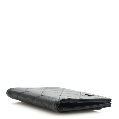 Chanel Grained Calfskin Quilted Card Holder Wallet So Black 4 of 6