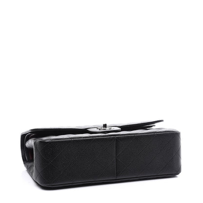 Chanel Caviar Quilted Jumbo Double Flap Black 3 of 10
