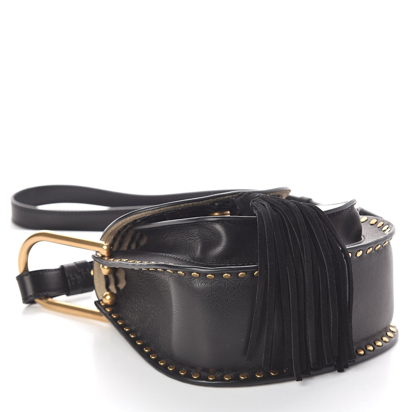Calfskin Braided Mini Hudson Shoulder Bag Black