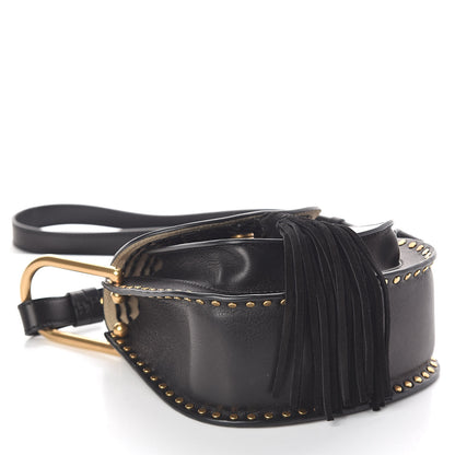 Chloe Calfskin Braided Mini Hudson Shoulder Bag Black 4 of 9