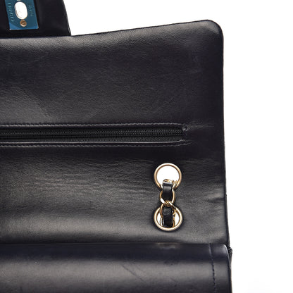 Chanel Lambskin Quilted Medium Double Flap Navy 13 of 19