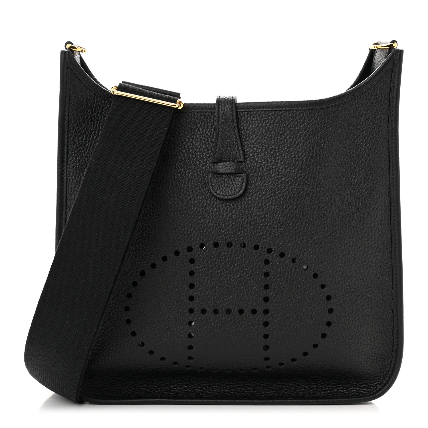 Hermes Taurillon Clemence Evelyne III PM Black 1 of 11