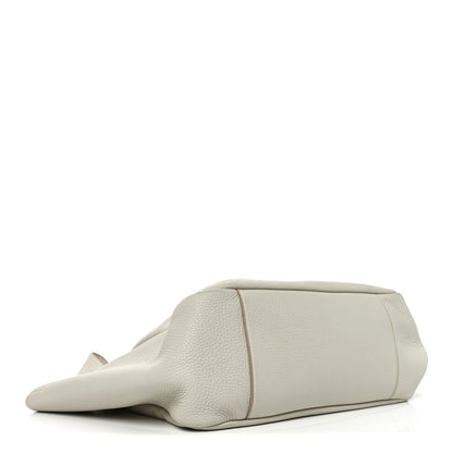 Saint Laurent Grained Deerskin Bea Tote Blanc Vintage 4 of 10