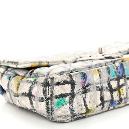 Chanel Calfskin Hand Painted Graffiti Mini Flap Multicolor 8 of 9