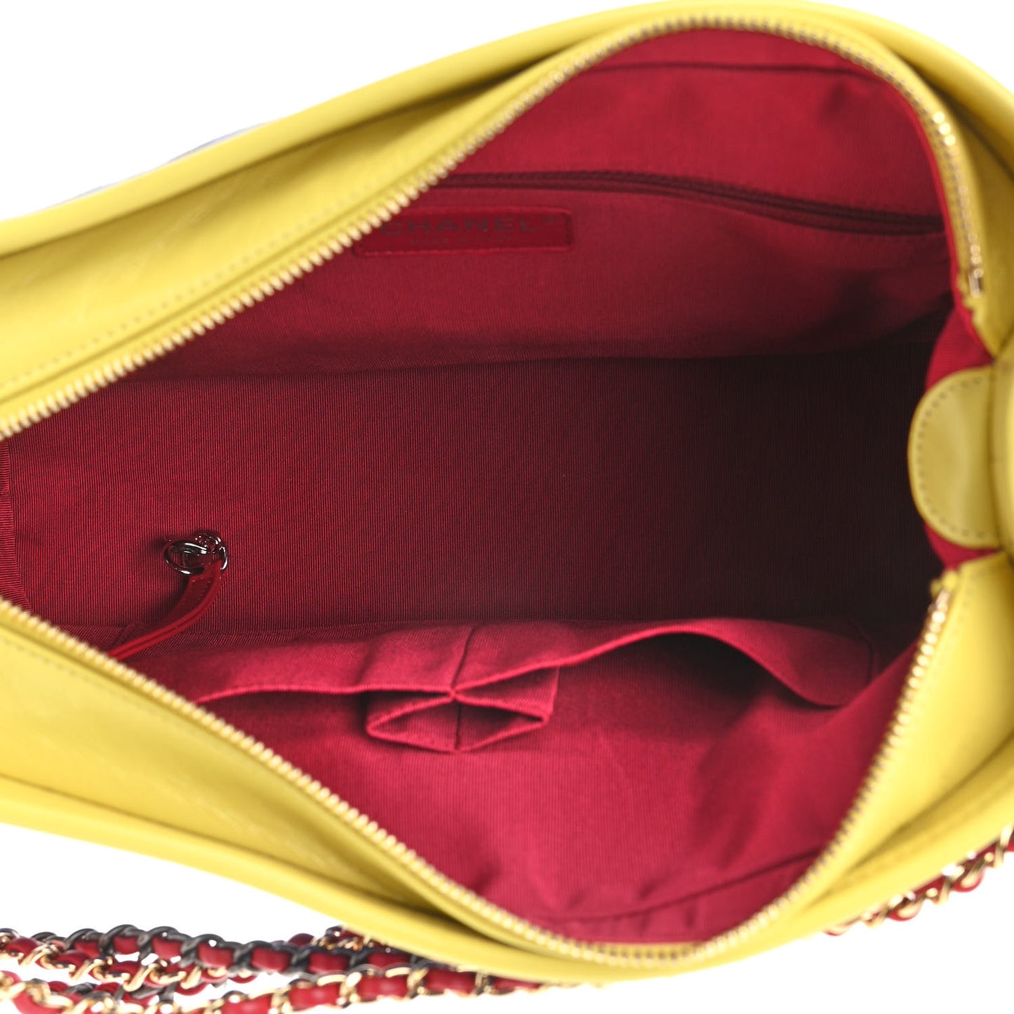 Suede Calfskin Quilted Medium Gabrielle Hobo Red Blue Yellow