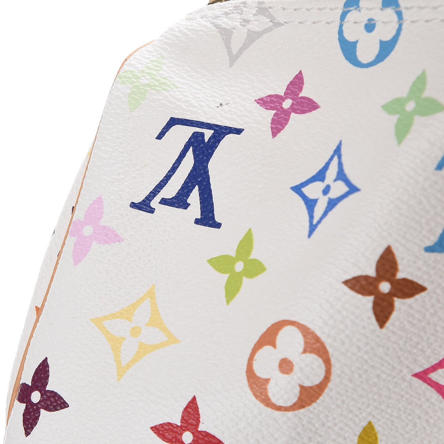 Monogram Multicolor Keepall 45 White
