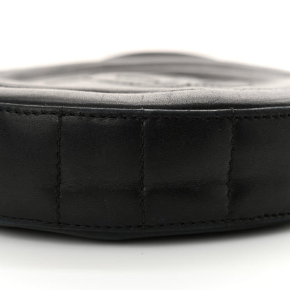 Chanel Lambskin Square Quilted Round Shoulder Bag Black 10 of 15