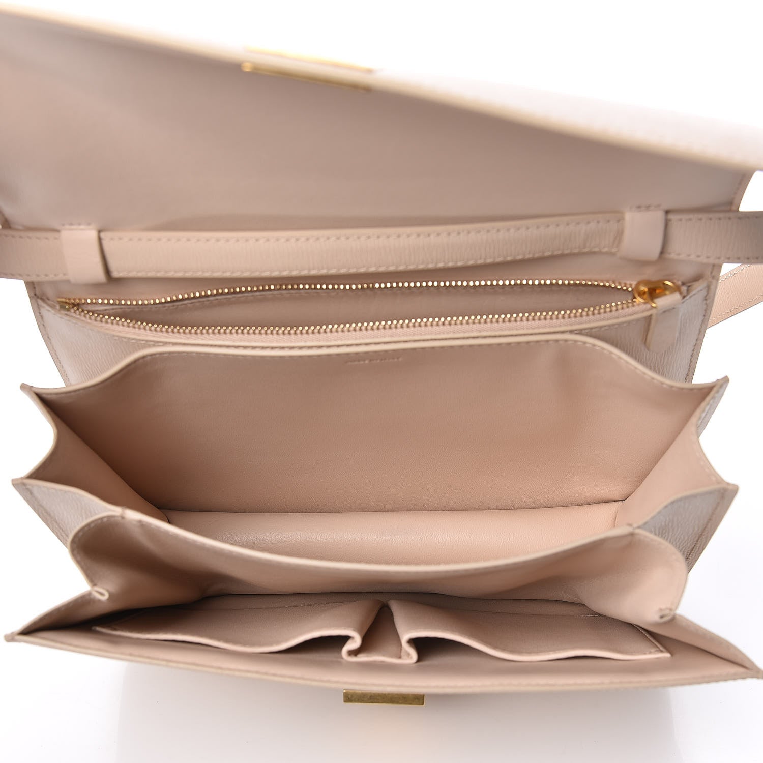 Celine Liege Calfskin Medium Classic Box Flap Bag Powder 7 of 9