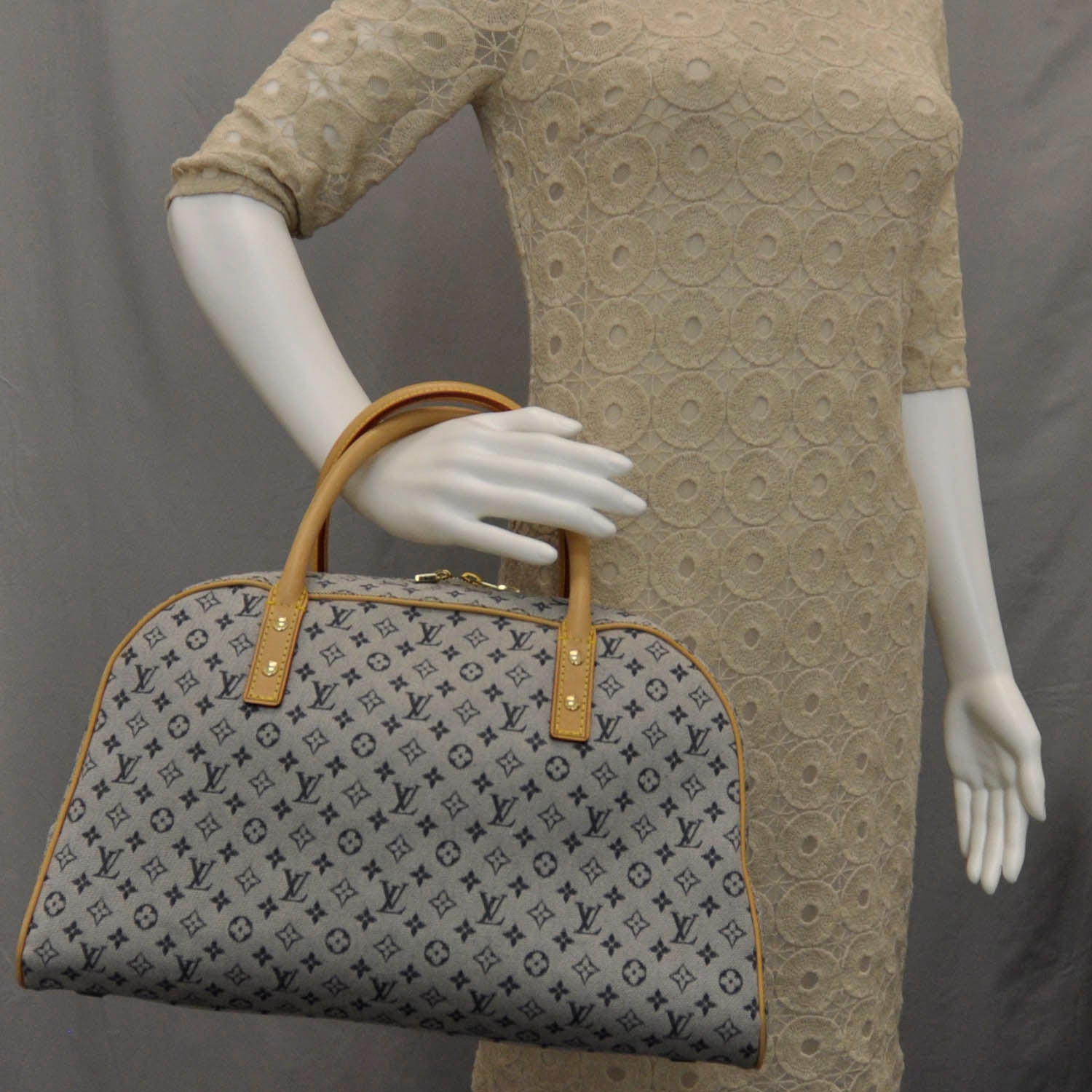Louis Vuitton Mini Monogram Marie Blue 2 of 7