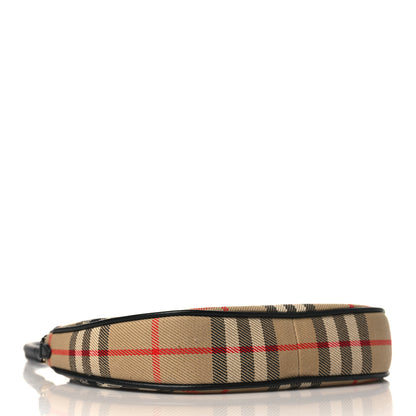 Burberry Vintage Check Calfskin Olympia Pouch Archive Beige 4 of 8