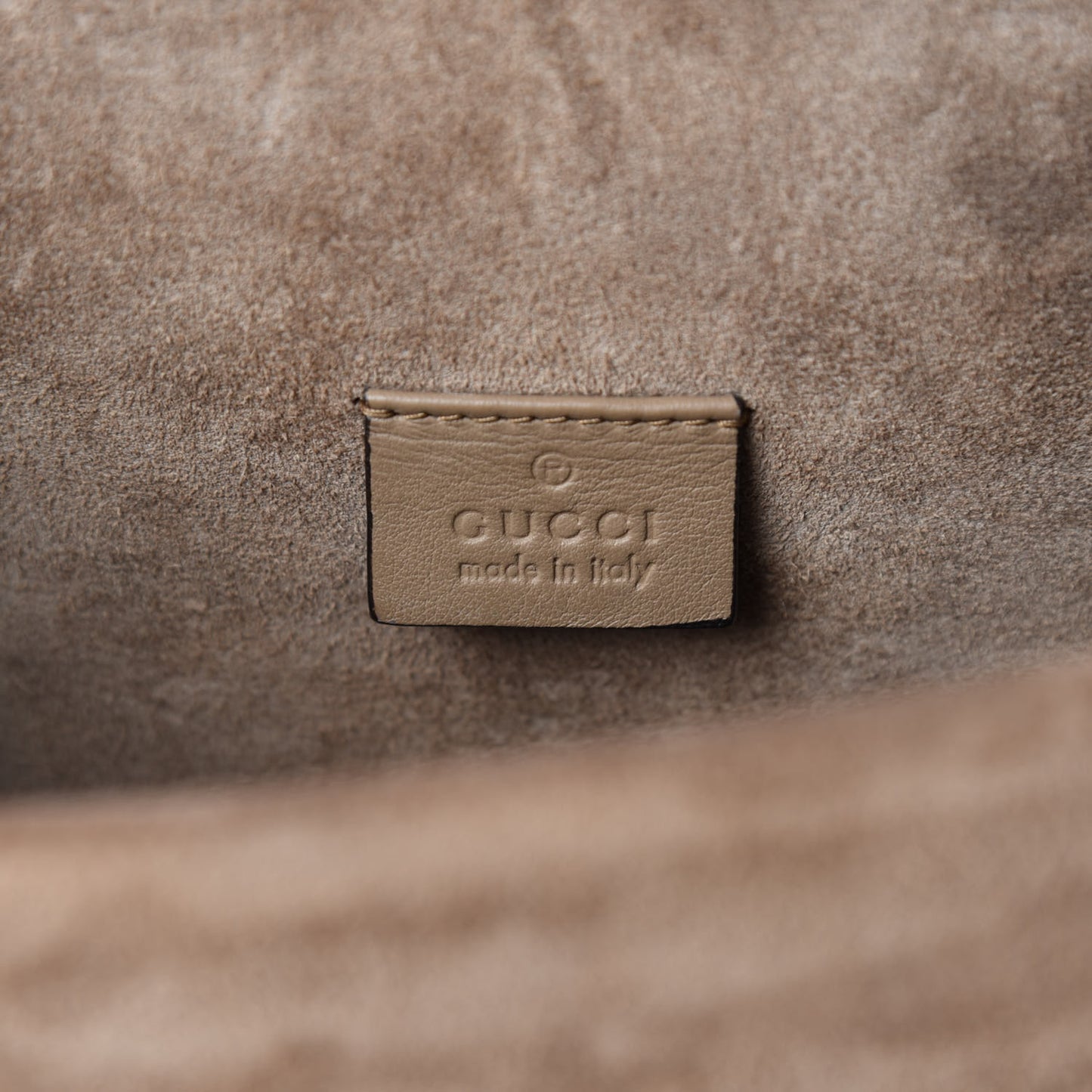 GG Supreme Monogram Mini Dionysus Shoulder Bag Taupe