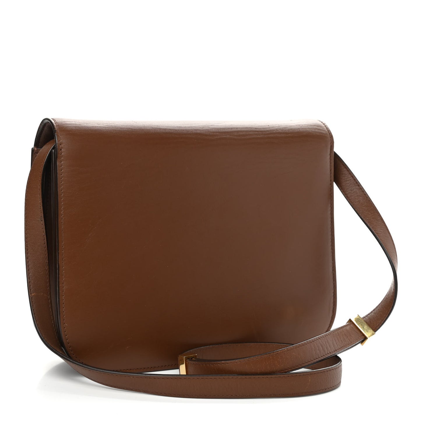 Smooth Calfskin Medium Classic Box Flap Bag Camel