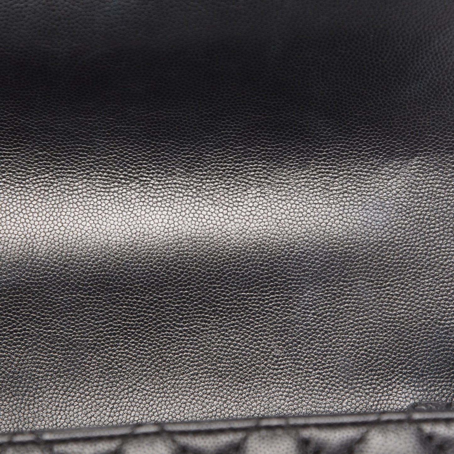 Caviar Quilted Medium Coco Handle Flap Black