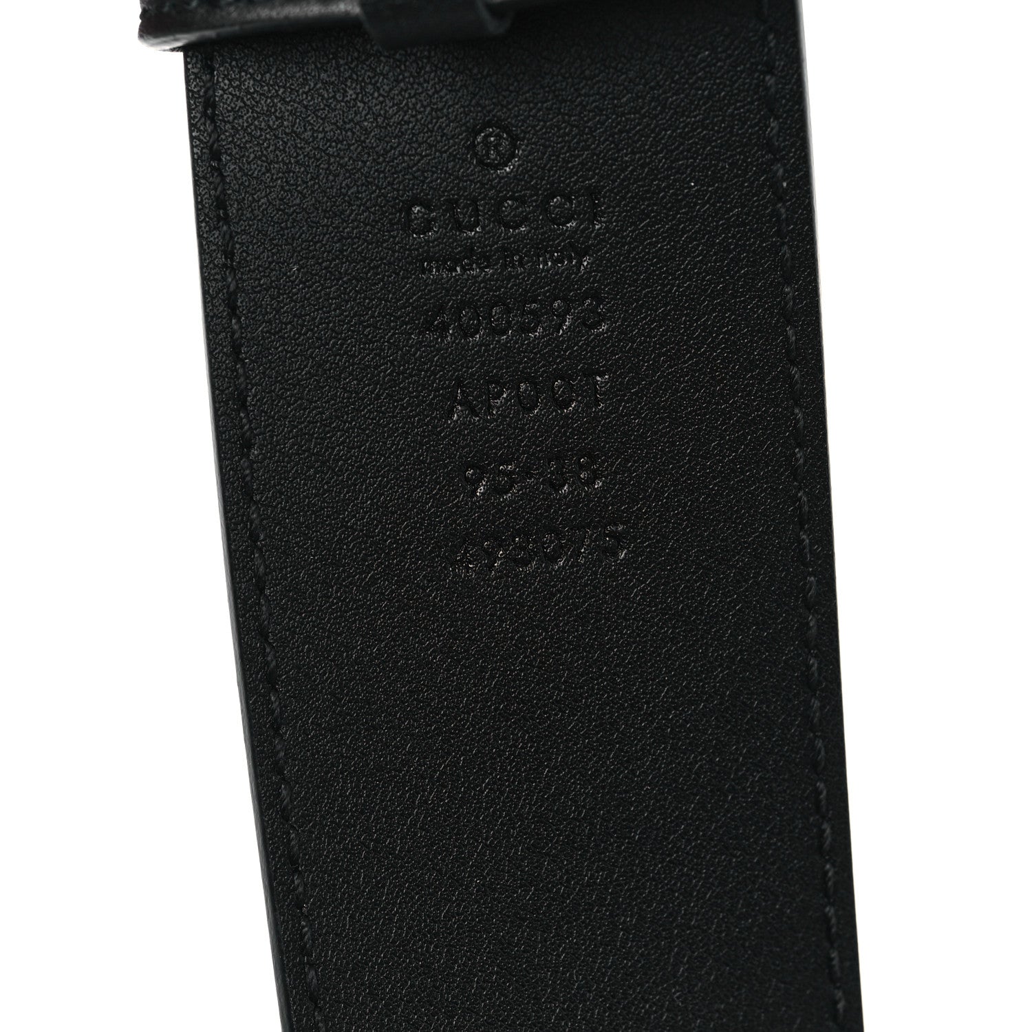 Gucci Calfskin Double G 40mm Belt 95 38 Black 3 of 5