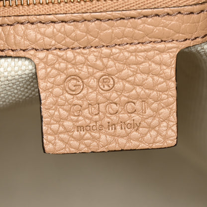 Gucci Pebbled Calfskin Large Soho Hobo Camelia 6 of 9