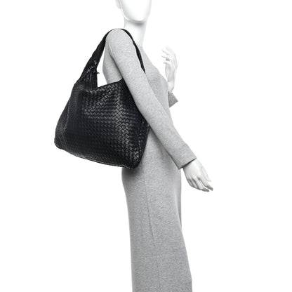 Bottega Veneta Nappa Intrecciato Maxi Veneta Hobo Black 2 of 10