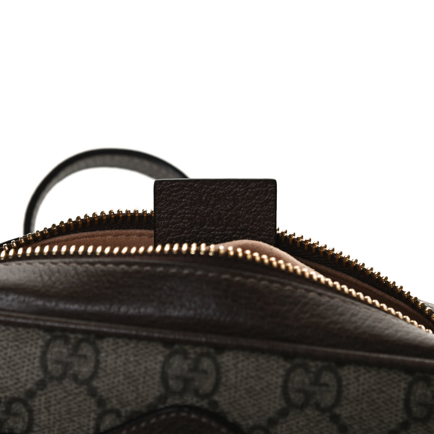 GG Supreme Monogram Web Mini Ophidia Shoulder Bag Brown