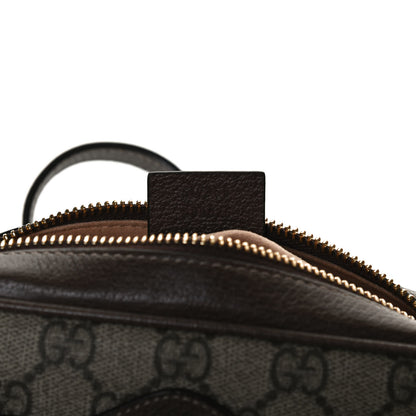 Gucci GG Supreme Monogram Web Mini Ophidia Shoulder Bag Brown 7 of 16