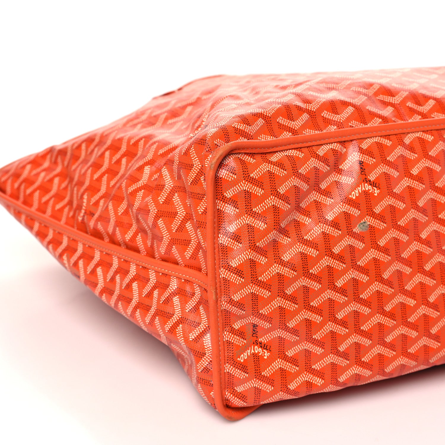 Goyard Goyardine Reversible Anjou GM Orange 12 of 17