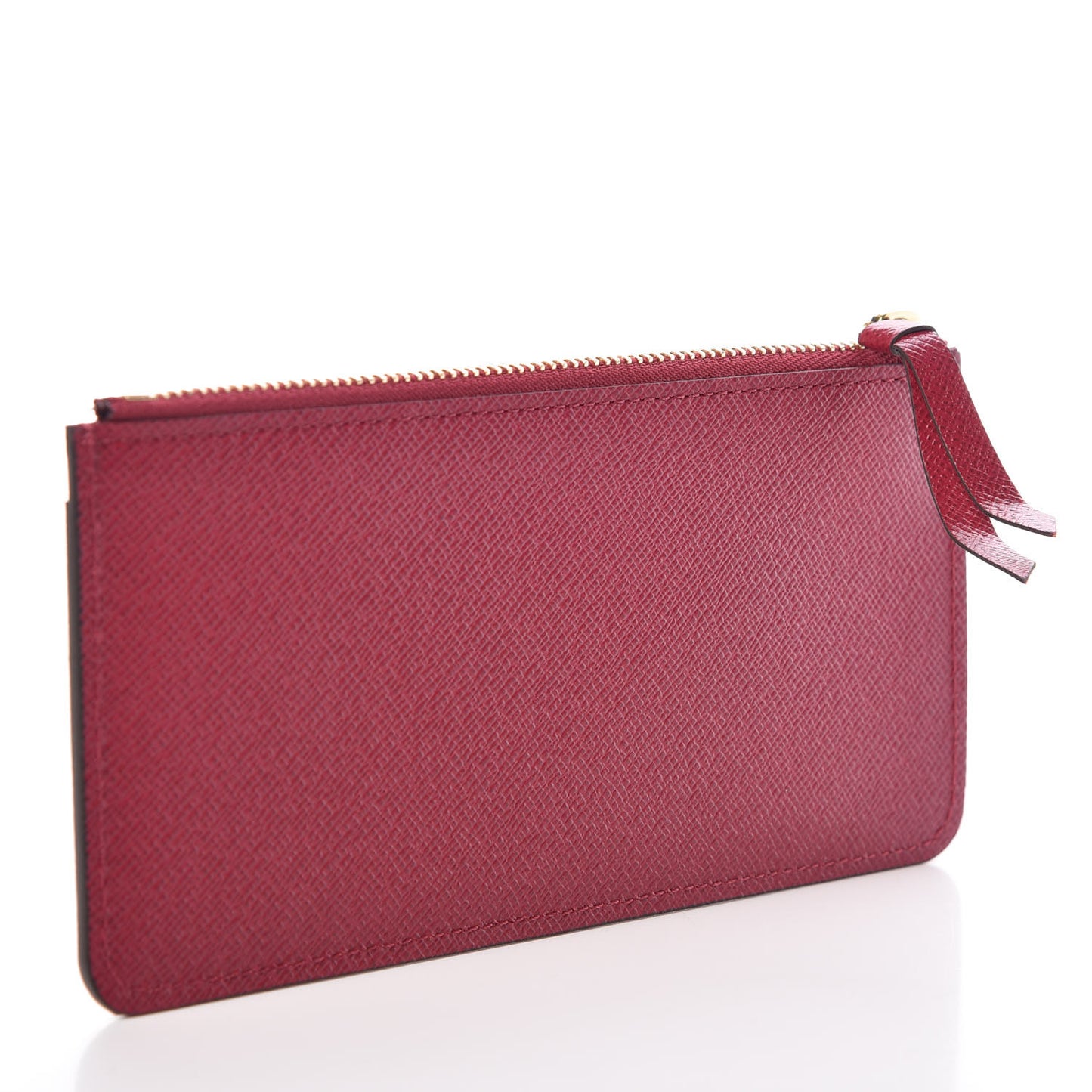Calfskin Jeanne Wallet Zippered Insert Fuchsia