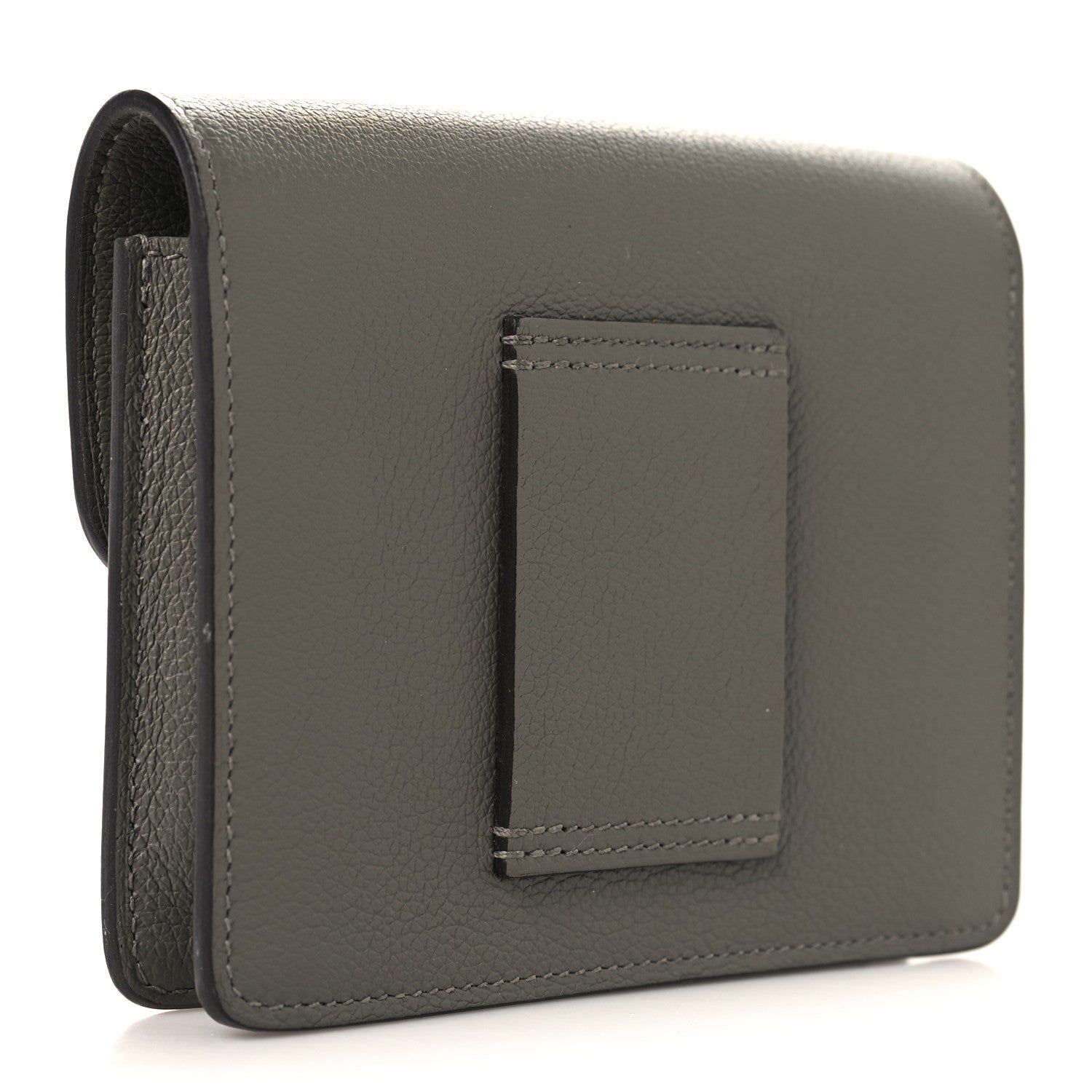 Hermes Evercolor Roulis Slim Wallet Gris Meyer 4 of 9