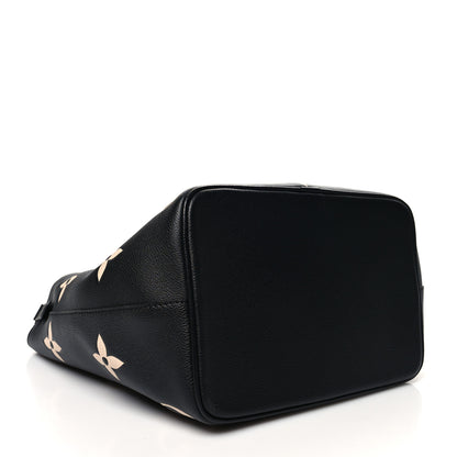Louis Vuitton Empreinte Monogram Giant Neonoe MM Black Beige 5 of 13