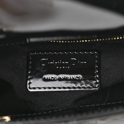 Christian Dior Patent Cannage Mini Lady Dior Black 6 of 10