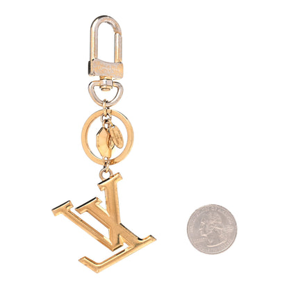 Louis Vuitton LV Facettes Bag Charm Key Holder Gold 2 of 3