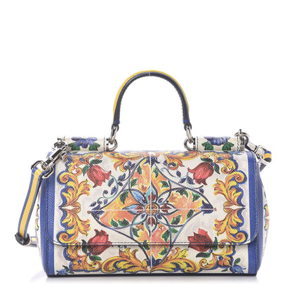 Dolce & Gabbana Dauphine Majolica Printed Mini Miss Sicily Bag Multicolor 1 of 12