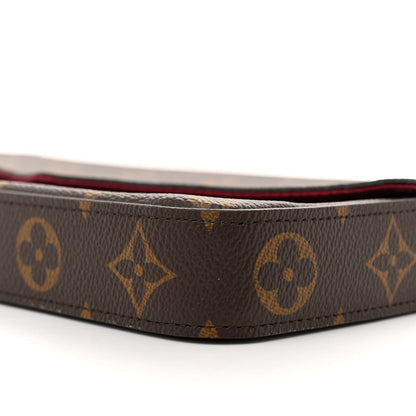 Louis Vuitton Monogram Pochette Felicie Chain Wallet Fuchsia 10 of 11