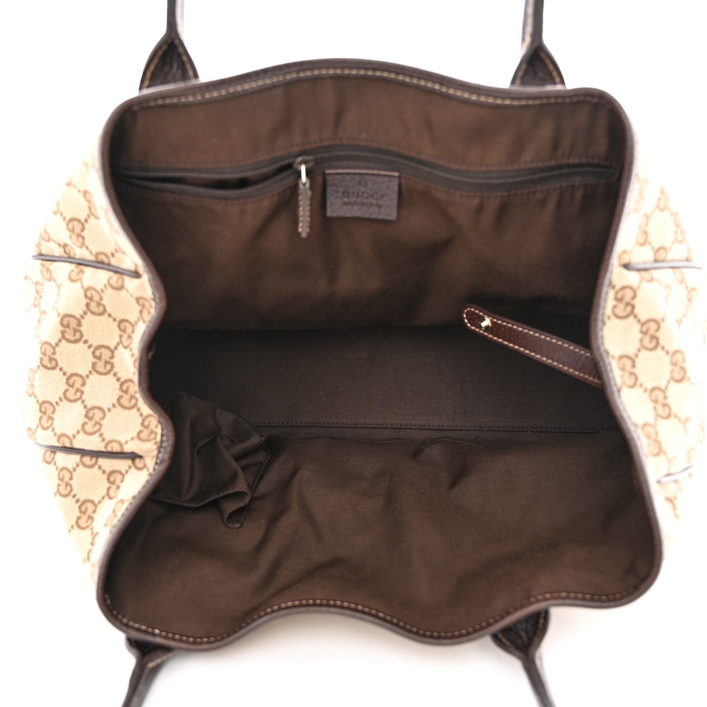 Monogram Medium Princy Tote Dark Brown