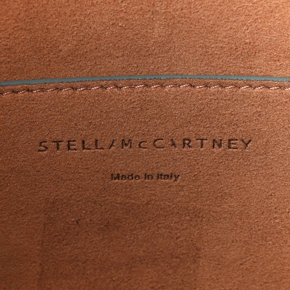 Stella McCartney Eco Alter Nappa Perforated Logo Mini Crossbody Dusty Blue 6 of 10