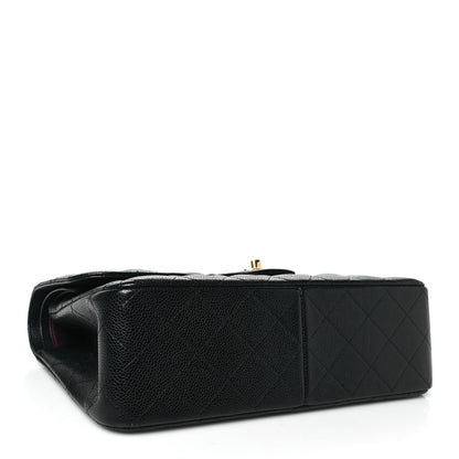 Chanel Caviar Quilted Jumbo Double Flap Black 4 of 15
