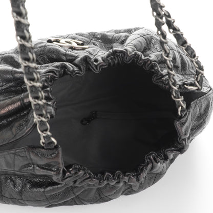 Chanel Caviar Quilted Medium Elastic Tote Black 5 of 7