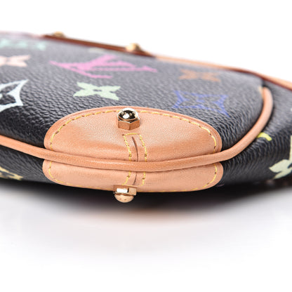 Louis Vuitton Monogram Multicolor Pochette Milla MM Black 10 of 10