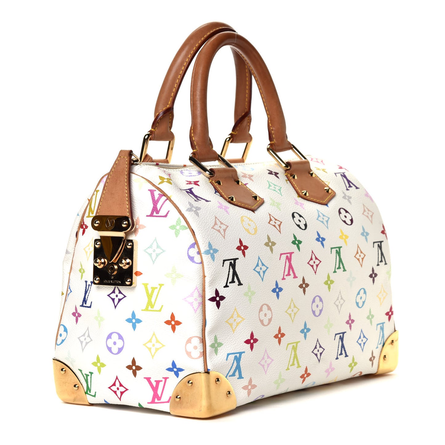 Monogram Multicolor Speedy 30 White