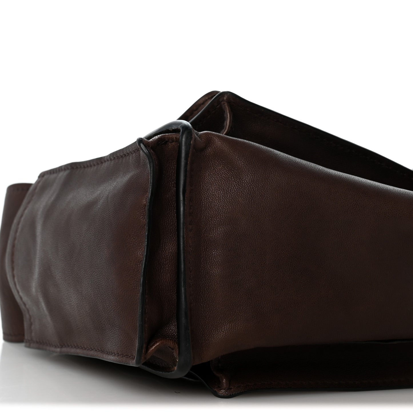 Nappa Utilitaire Shoulder Bag Dark Brown