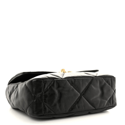 Chanel Goatskin Quilted Medium Chanel 19 Flap Black 4 of 11