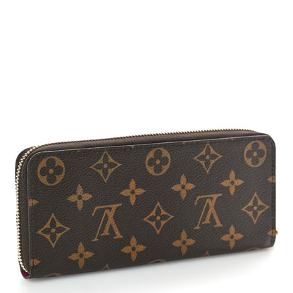 Louis Vuitton Monogram Clemence Wallet Fuchsia 3 of 7