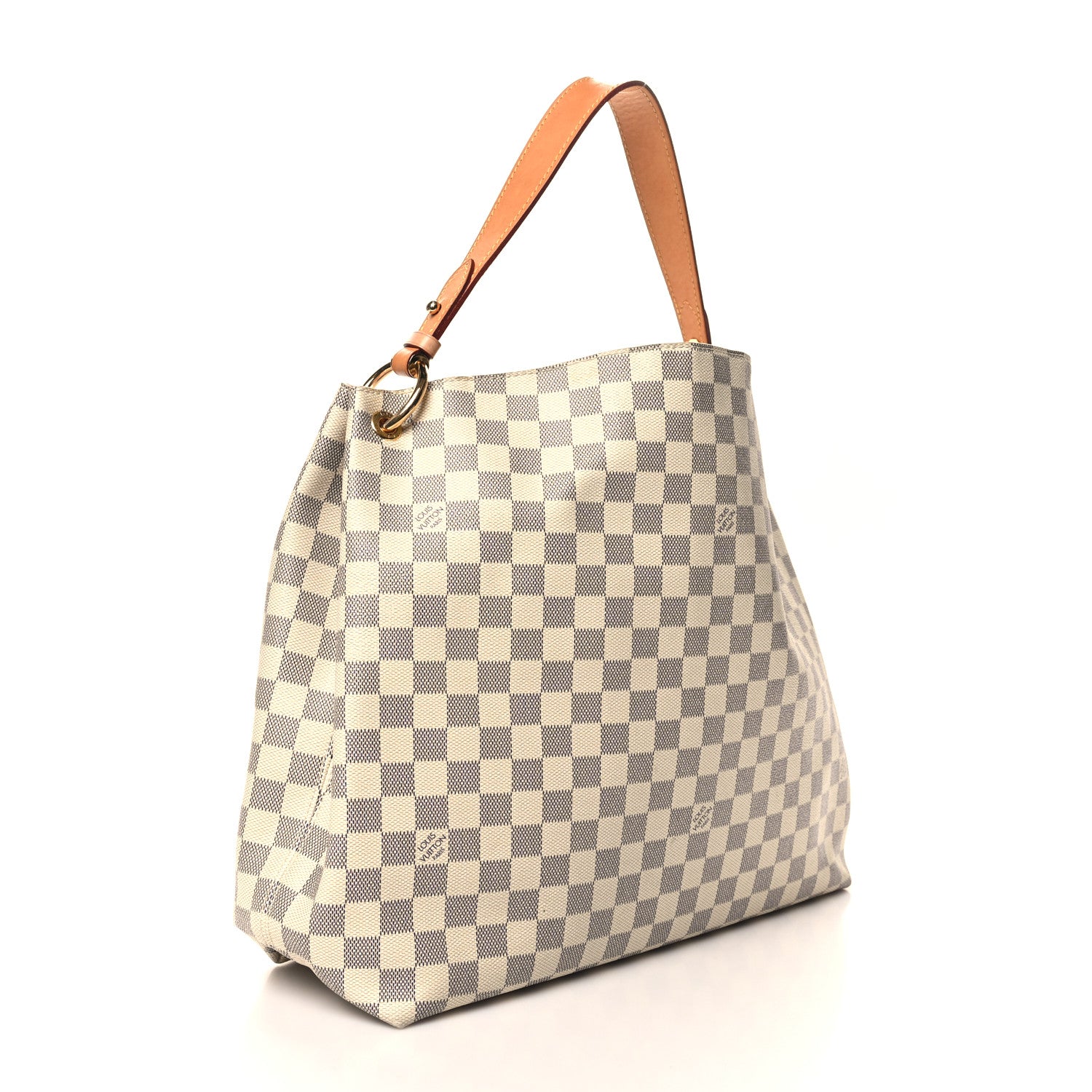 Louis Vuitton Damier Azur Graceful MM Rose Ballerine 3 of 10