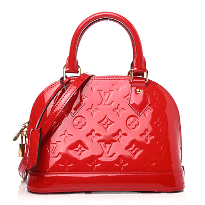 Louis Vuitton Vernis Alma BB Cherry 1 of 4