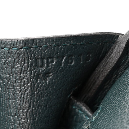 Hermes Togo Birkin 25 Vert Cypress 7 of 11