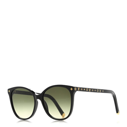 Louis Vuitton Acetate My Monogram Light Cat Eye Sunglasses Z1657W Black 1 of 7