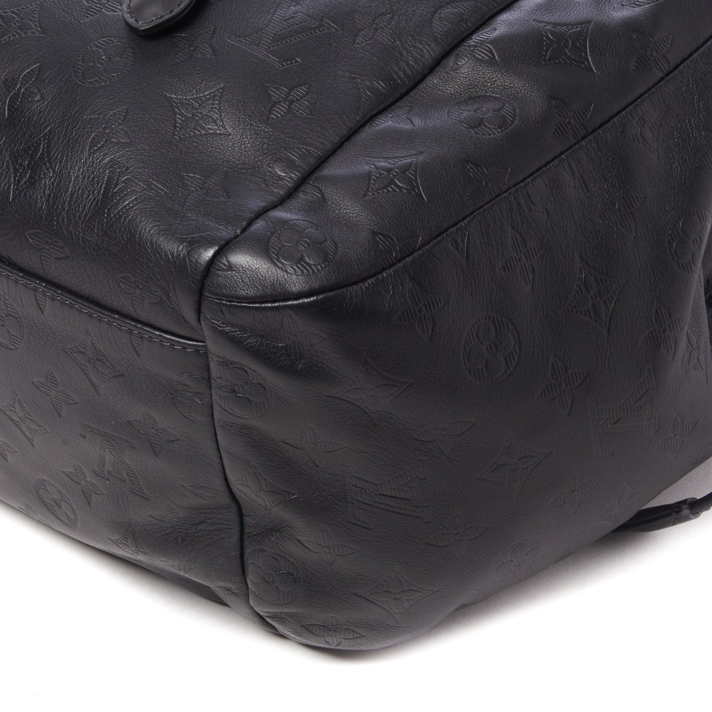 Calfskin Monogram Shadow Discovery Backpack Black