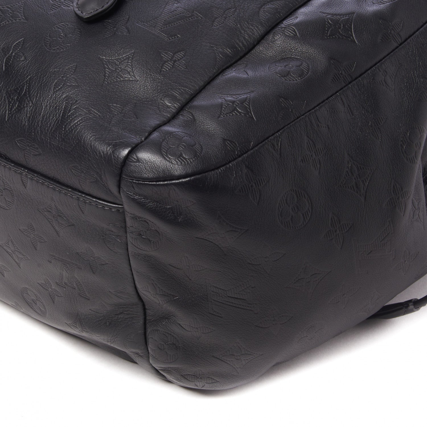 Louis Vuitton Calfskin Monogram Shadow Discovery Backpack Black 4 of 8