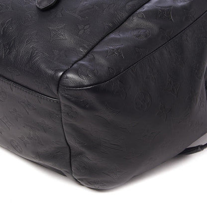 Louis Vuitton Calfskin Monogram Shadow Discovery Backpack Black 4 of 8