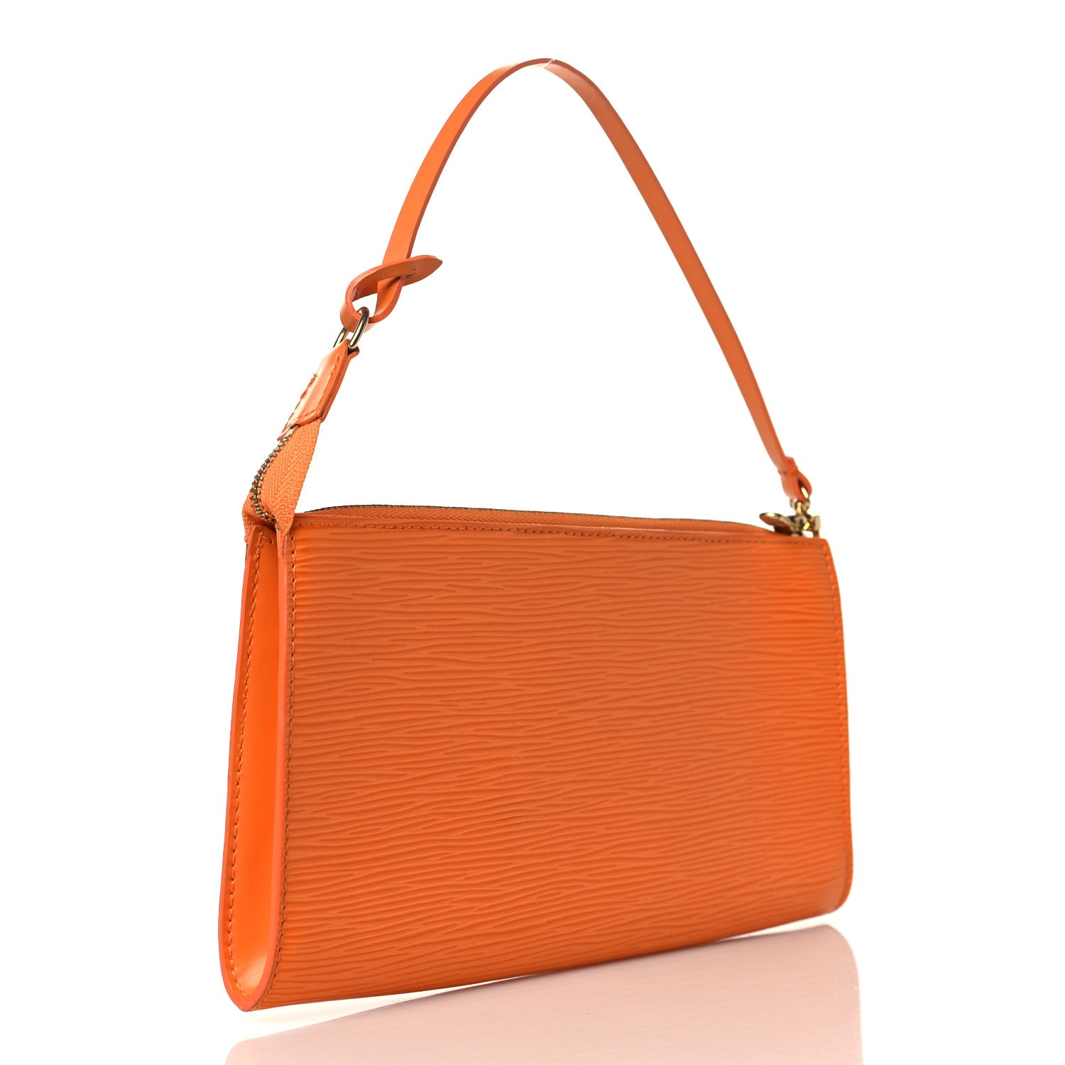 Louis Vuitton Epi Pochette Accessories 24 Mandarin 2 of 7